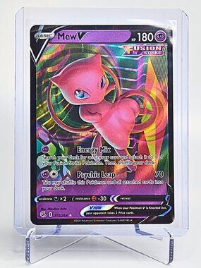 Pokemon TCG Mew V 113/264 Fusion Strike NM